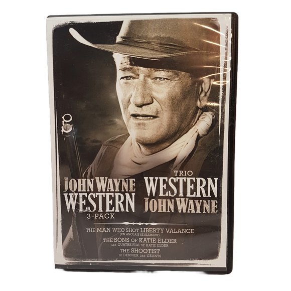 Set of 2 Vintage John Wayne DVD Movie Collections American Westerns 12 Films NIB - Picture 8 of 15